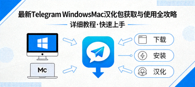 最新Telegram WindowsMac汉化包获取与使用全攻略封面